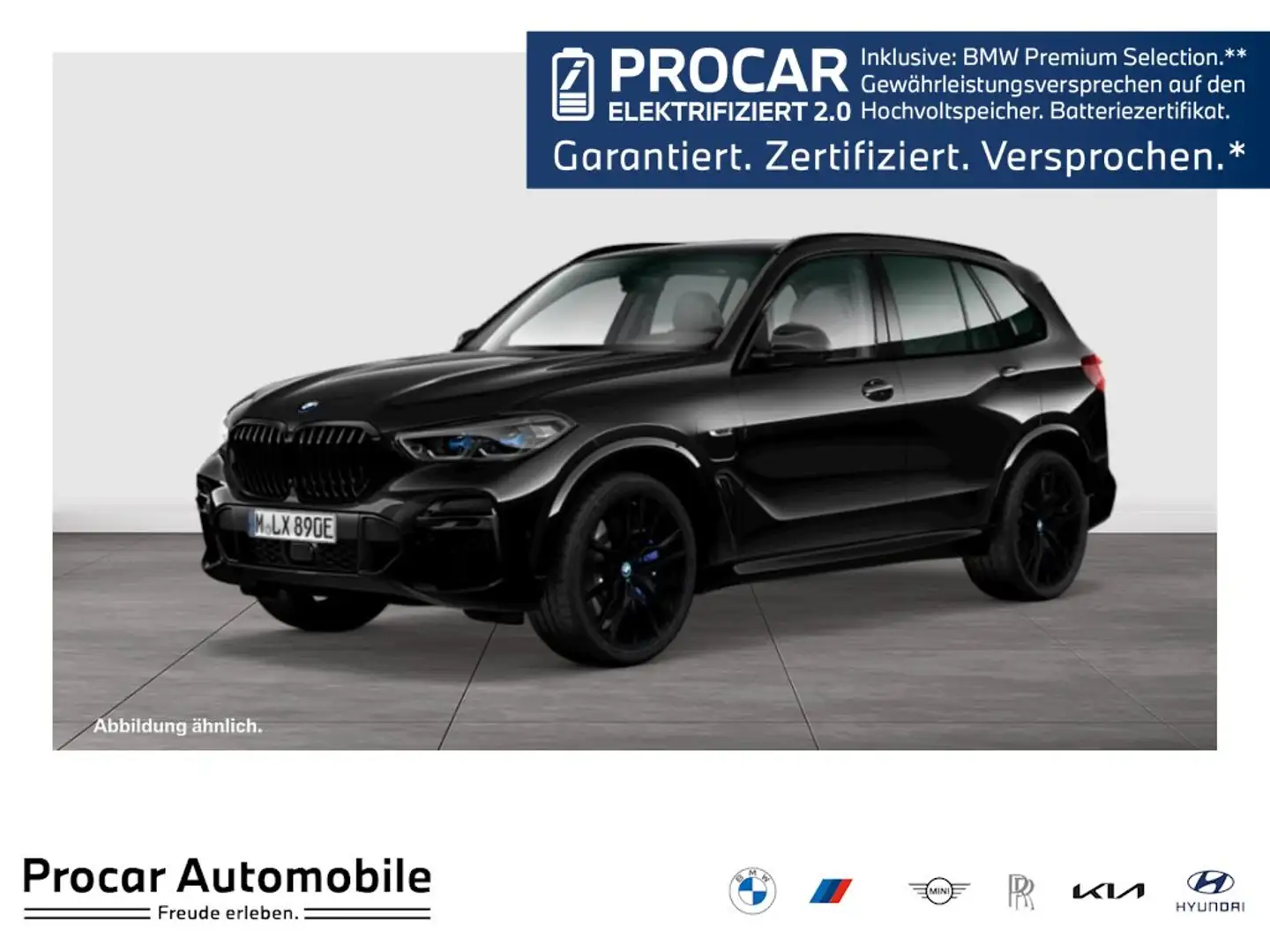 BMW X5 xDrive45e M Sport HUD ACC NAVI LED Laser DAB Schwarz - 1