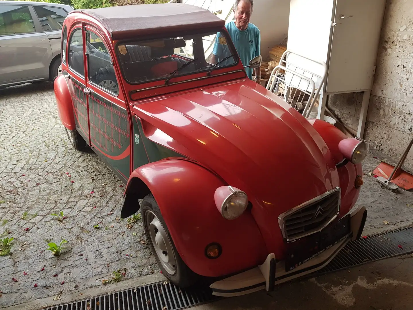 Citroen 2CV Scotch Rood - 2