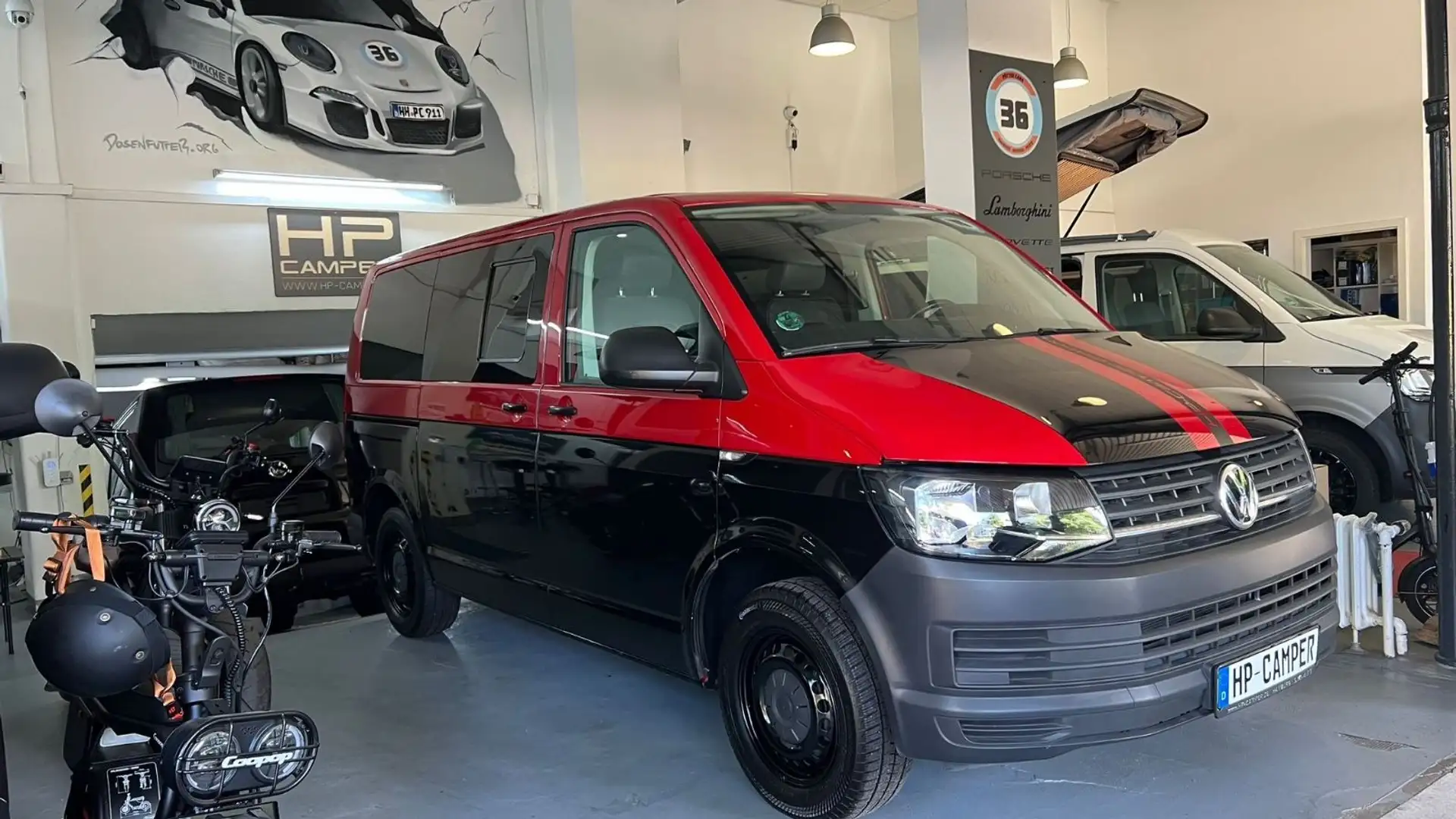 Volkswagen VW T6 HP-Camper  ,Solar,Holzhimmel Rot - 1