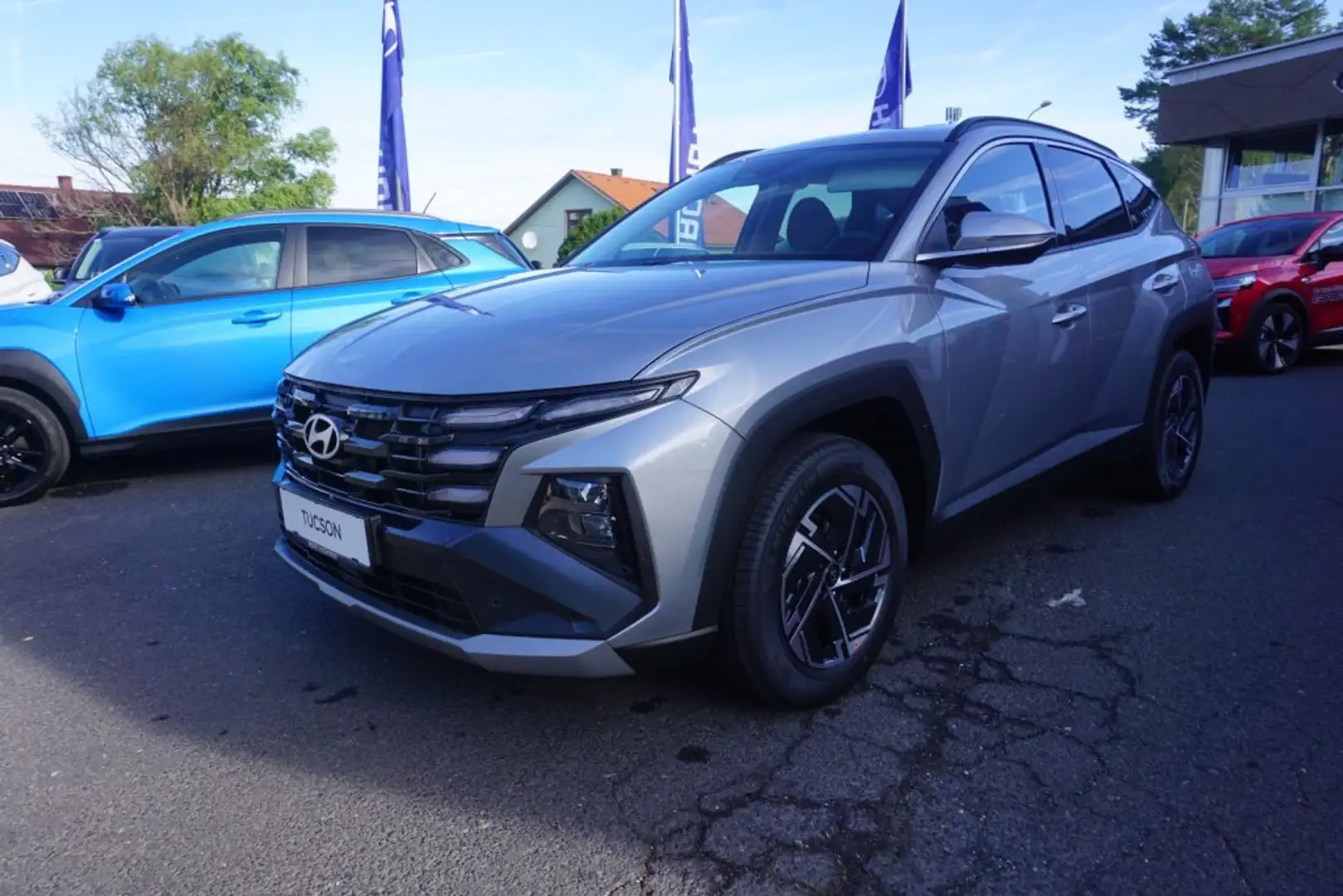 Hyundai TUCSON NX4 Jubile 1,6 T-GDi HEV 2WD AT t6hj1 Silber - 1