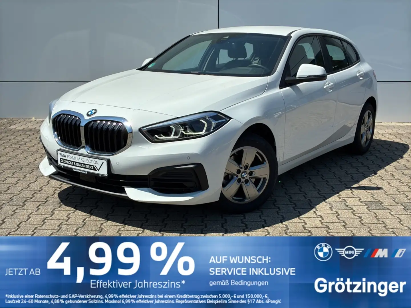 BMW 116 i LED+LenkHZ+PDC+SHZ+GRA Weiß - 1