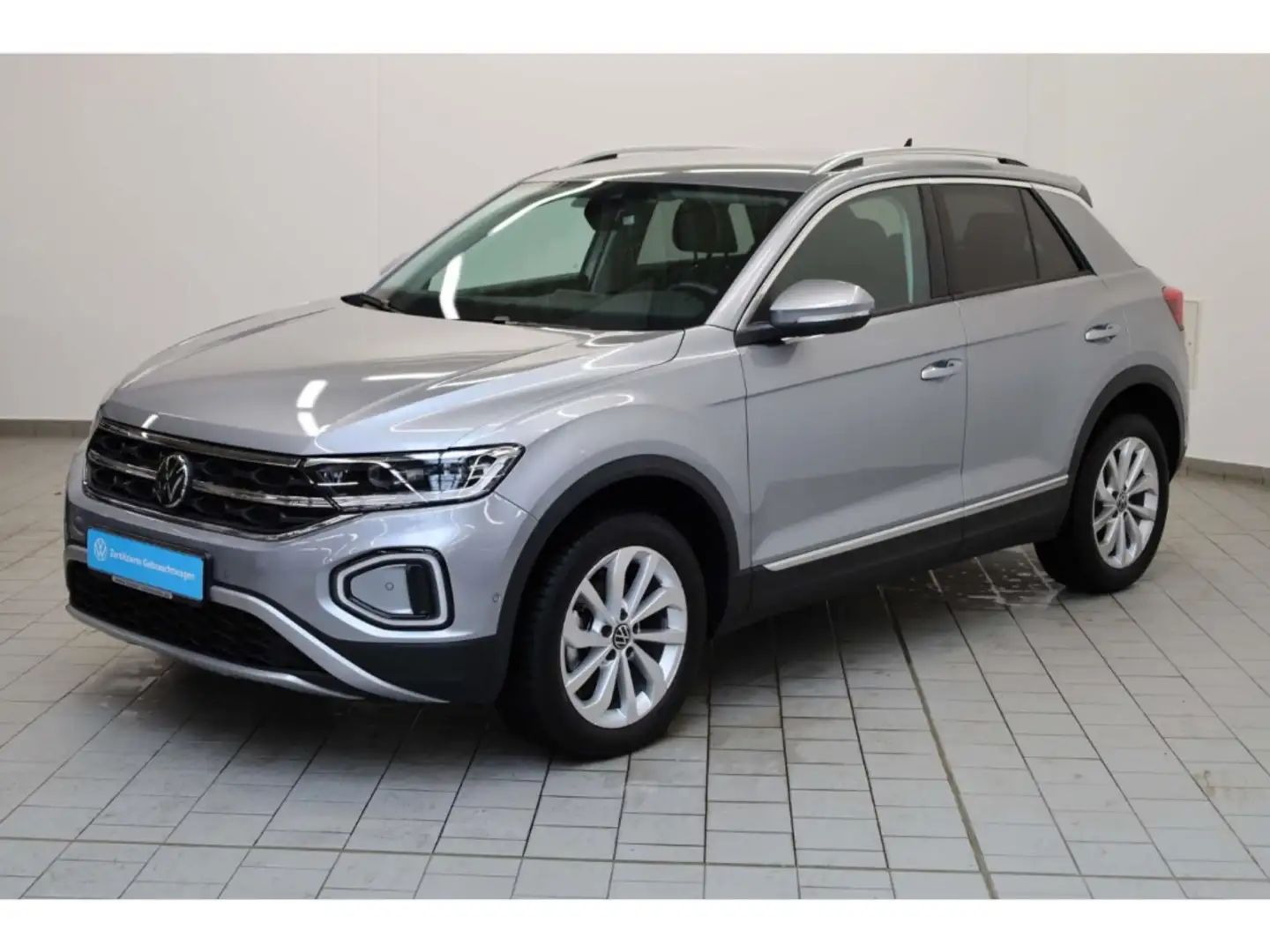 Volkswagen T-Roc 1.5 TSI Style DSG LED/NAV/DC/RFK/ACC/PDC Argent - 2