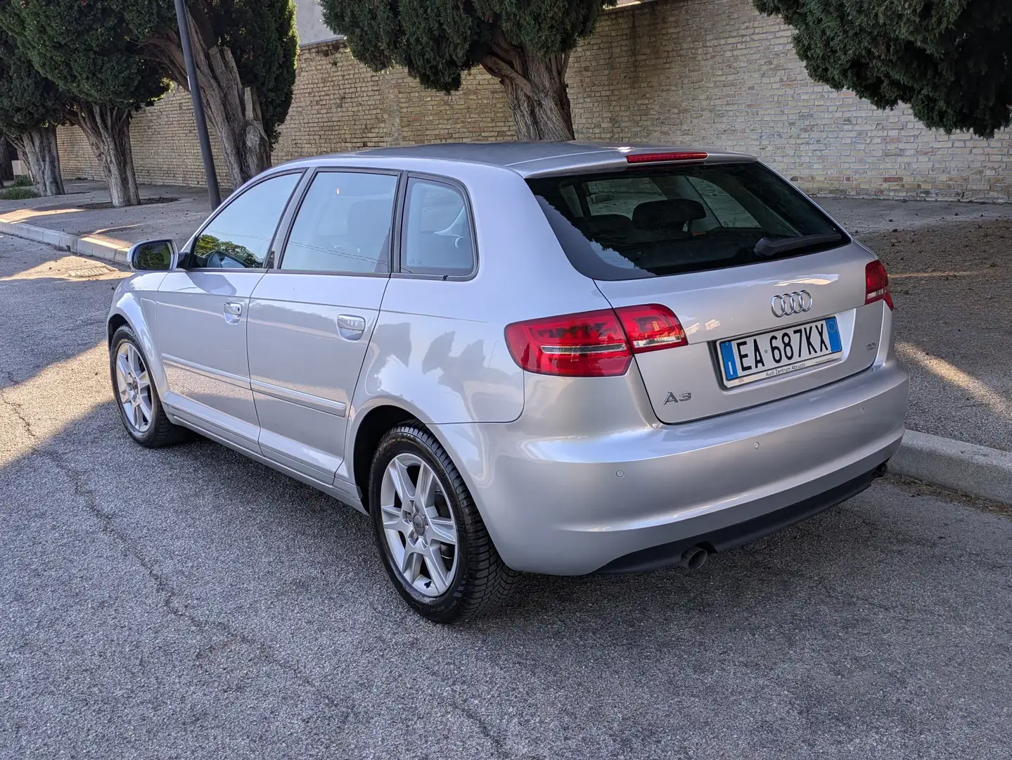 Audi A3 A3 II 2008 Sportback 1.6 tdi Young Edition 90cv Argento - 1