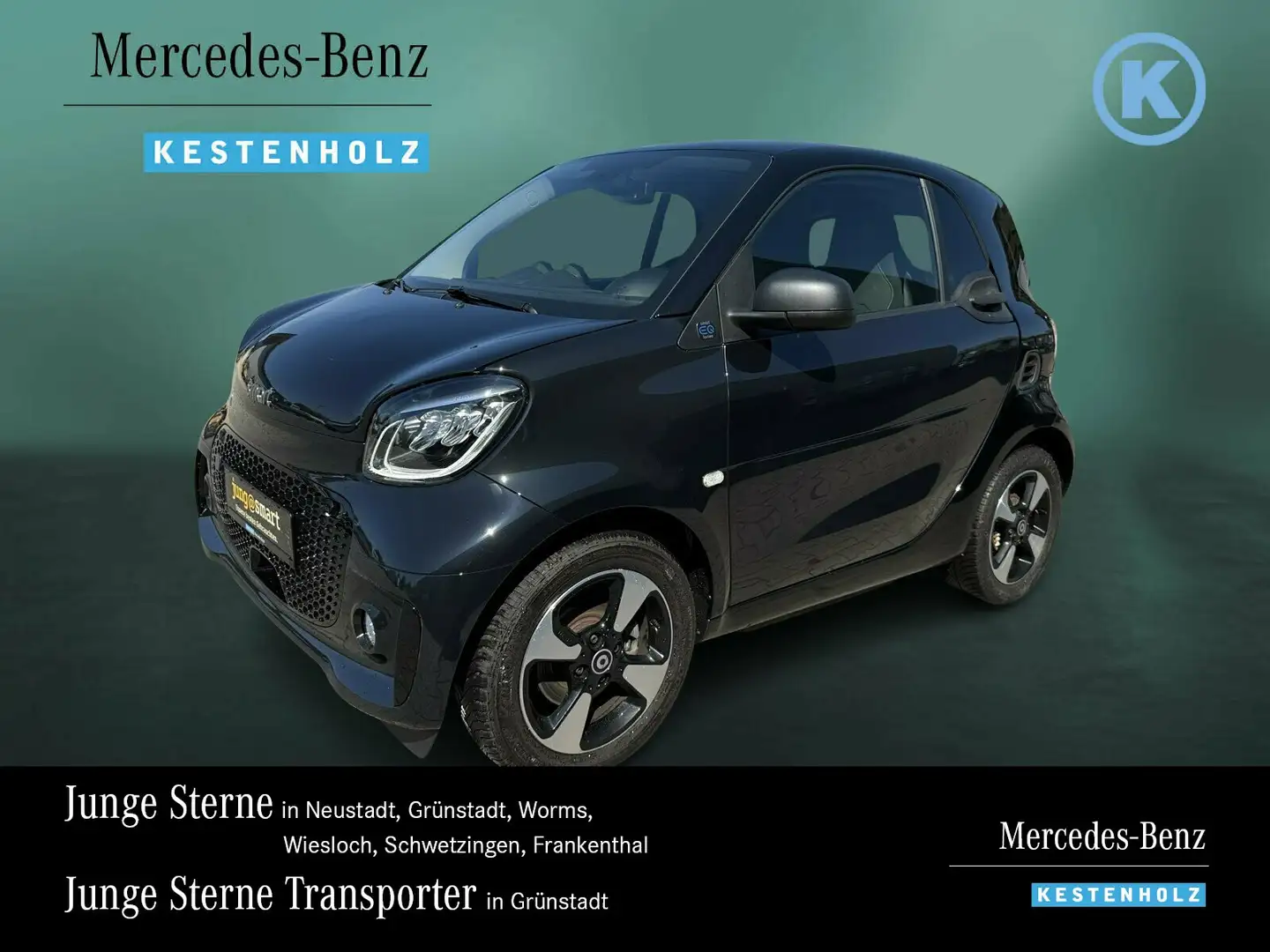smart forTwo EQ fortwo PASSION+EXCLUSIVE+PLUS+KAMERA+LED+PANO Schwarz - 1
