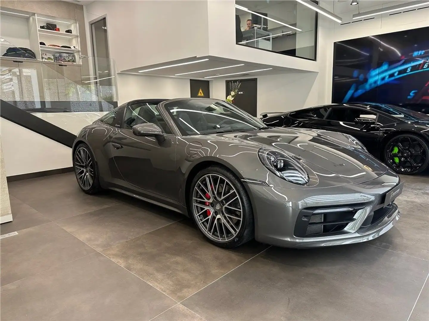 Porsche 911 targa 4S 3.0I 450 PDK Grijs - 1