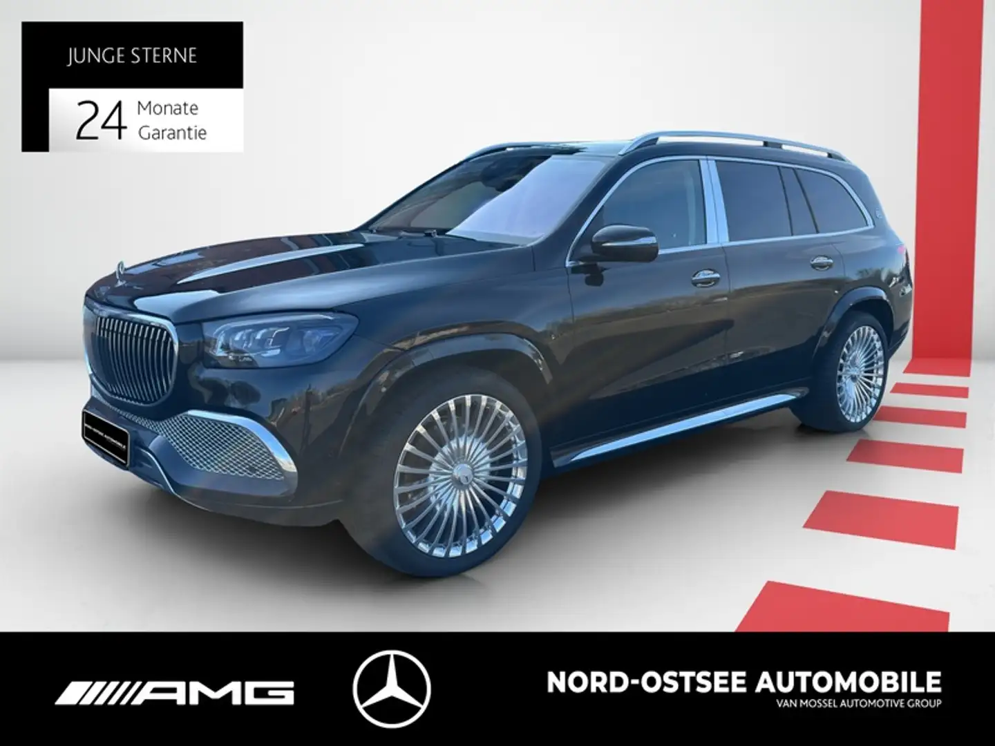 Mercedes-Benz GLS 600 MAYBACH 4M PANO MEMORY 360°-KAM STANDH. Negro - 1