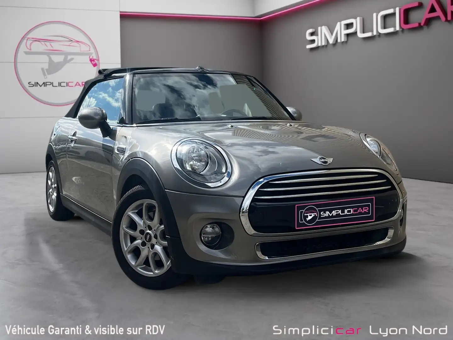 MINI Cooper Cabriolet Cooper 136 ch BVA6 Finition Red Hot Chili Gris - 1