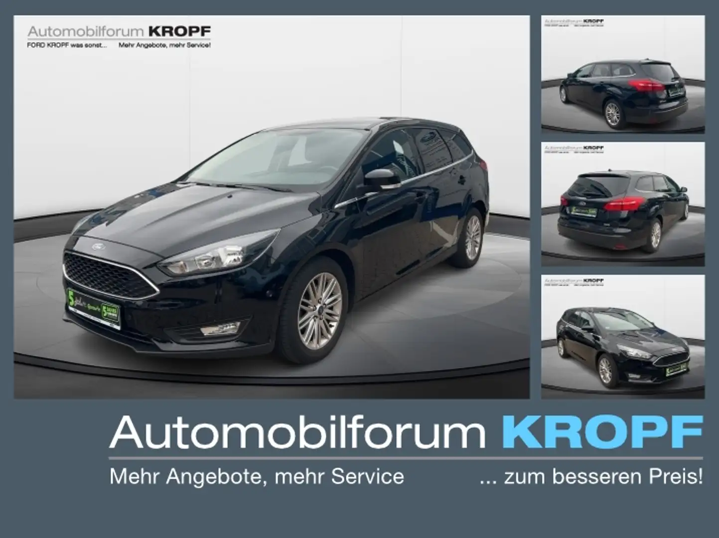 Ford Focus Turnier 1.0EcoB Cool&Connect NAVI PARKASSIS Negro - 1