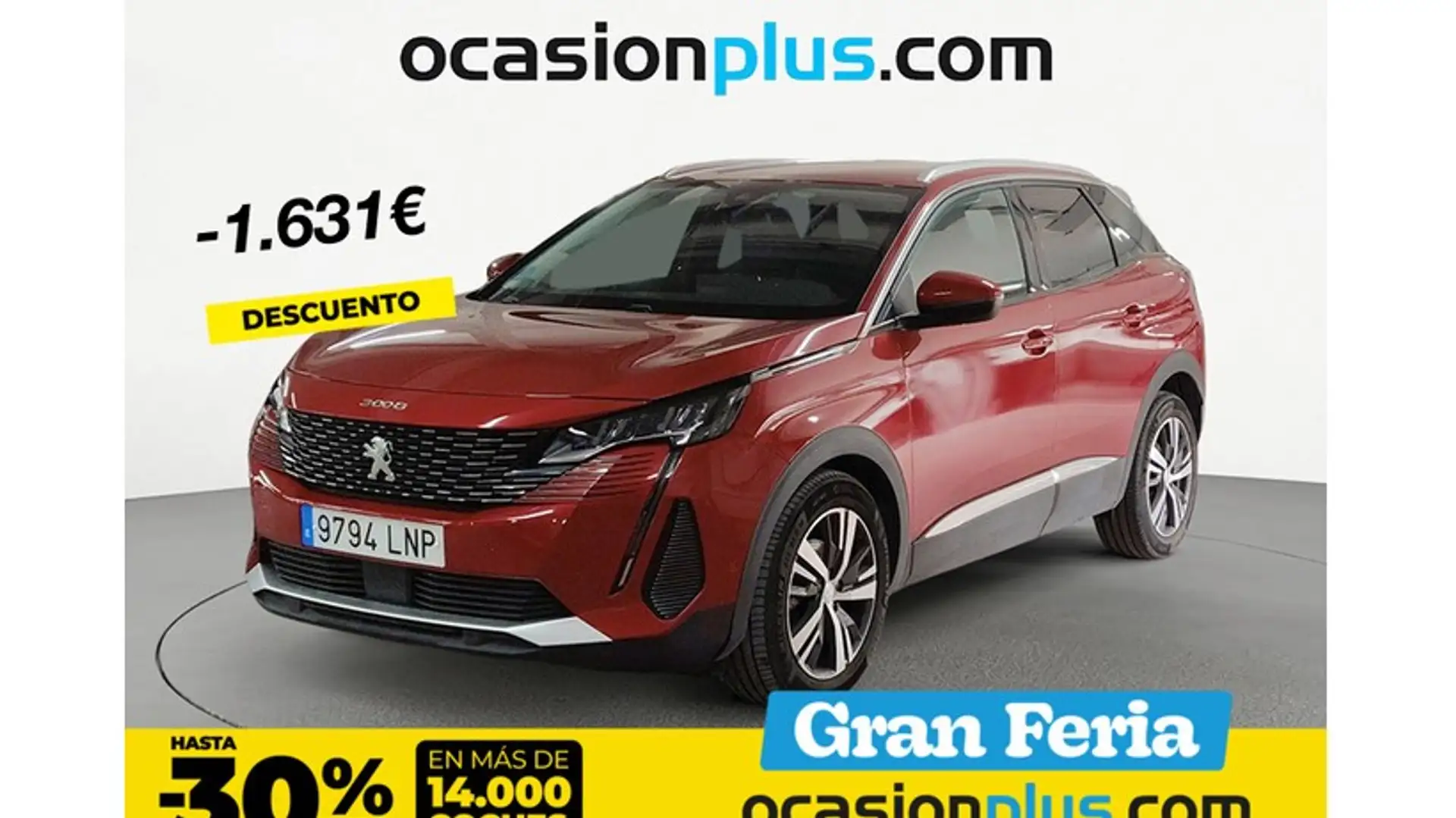 Peugeot 3008 1.2 PureTech S&S Allure 130 Rojo - 1
