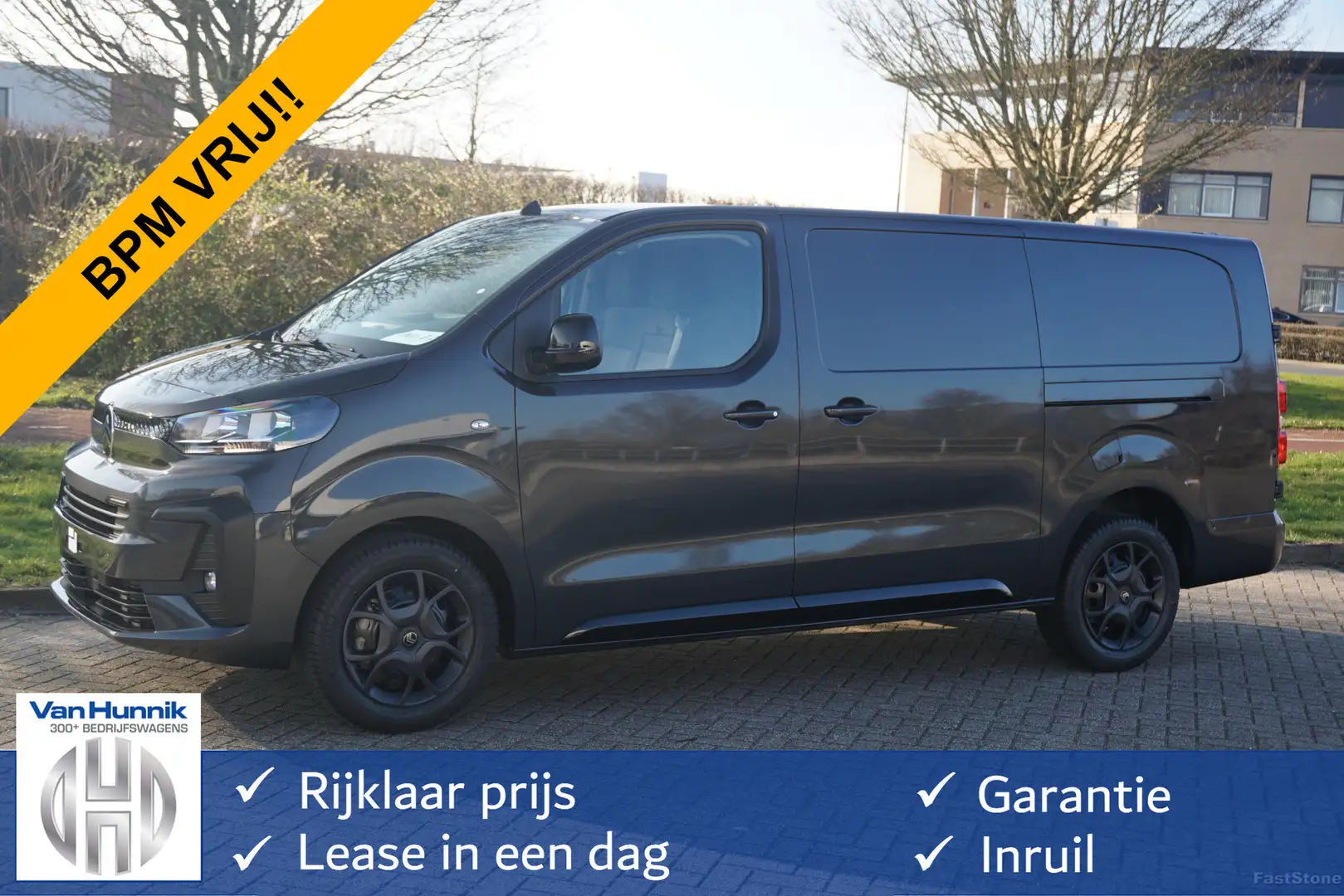 Citroen Jumpy 2.0D 180PK EAT8 Automaat L3H1 BPM VRIJ!! Navi, Cam Grijs - 1