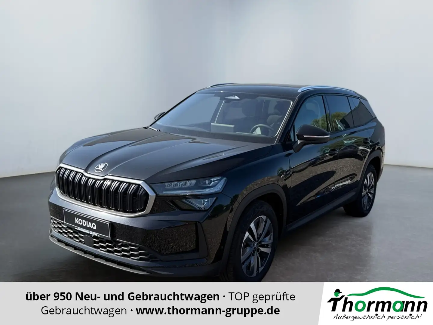 Skoda Kodiaq 2.0 TDI DSG Selection FLA 4xSHZ SpurH LM Schwarz - 1