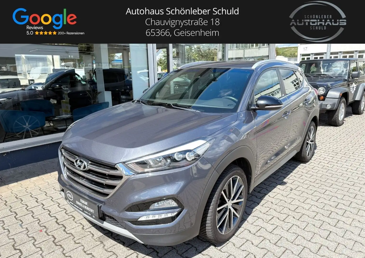 Hyundai TUCSON Passion + *AHK*LED*NAVI*CARPLAY*SITZH* Gris - 1