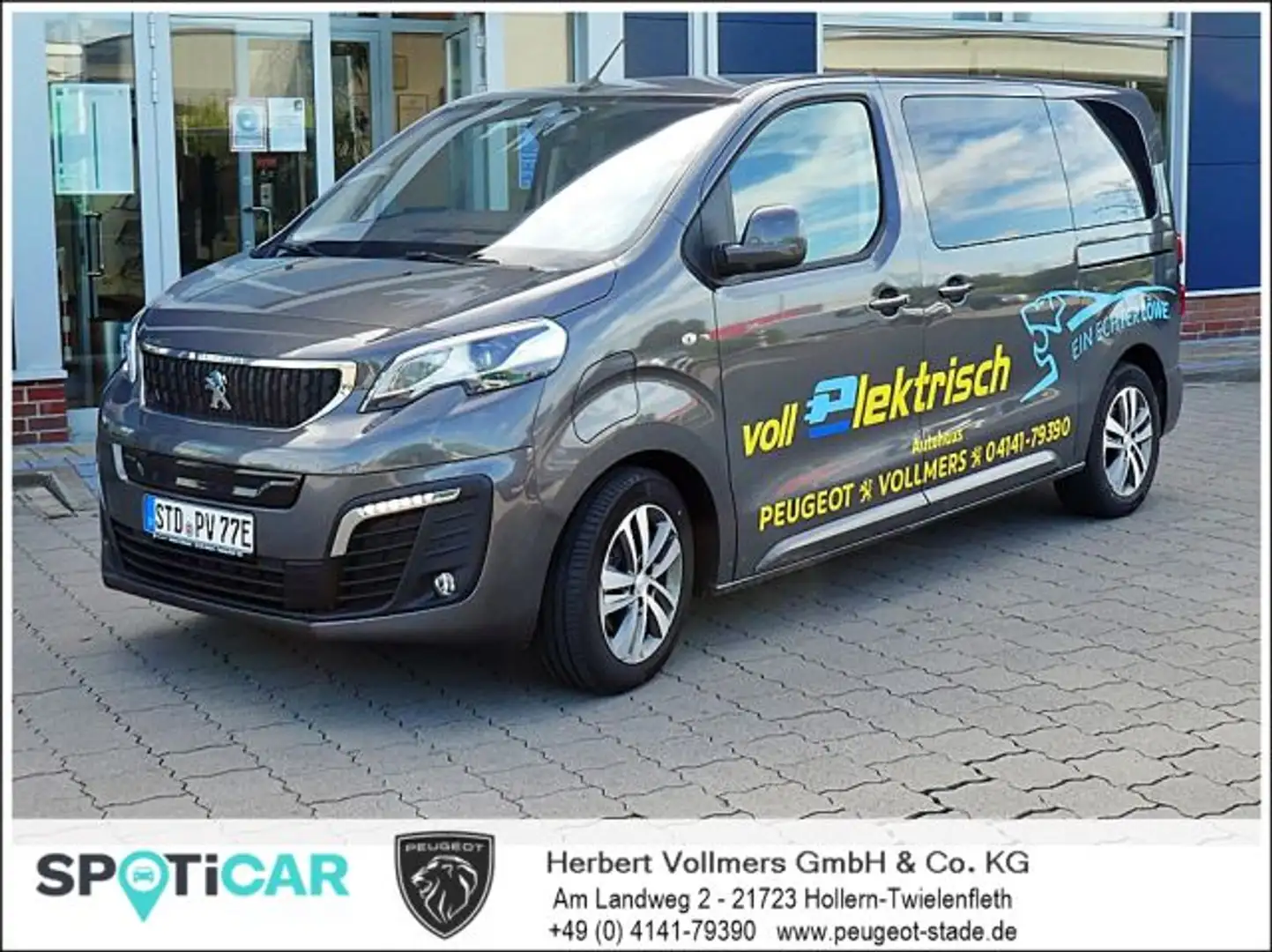 Peugeot Traveller e-Traveller L2 (50kWh) Allure  8-Sz, Leder, Navi, Gris - 1