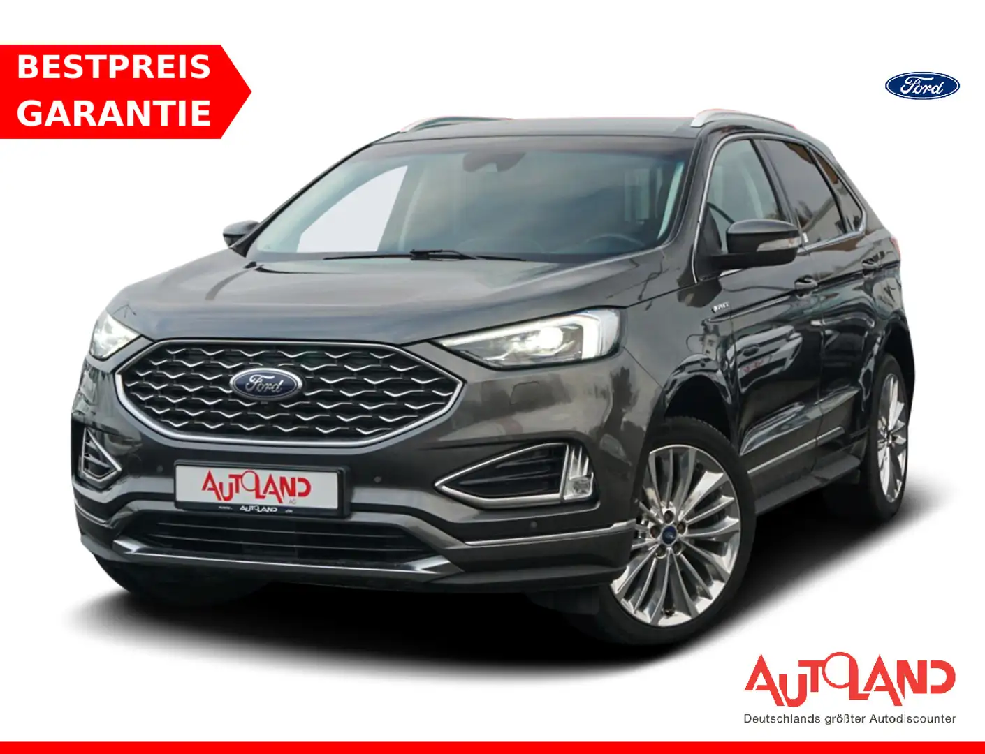 Ford Edge 2.0 EcoBlue Vignale 4x4 AWD LED ACC Navi siva - 1