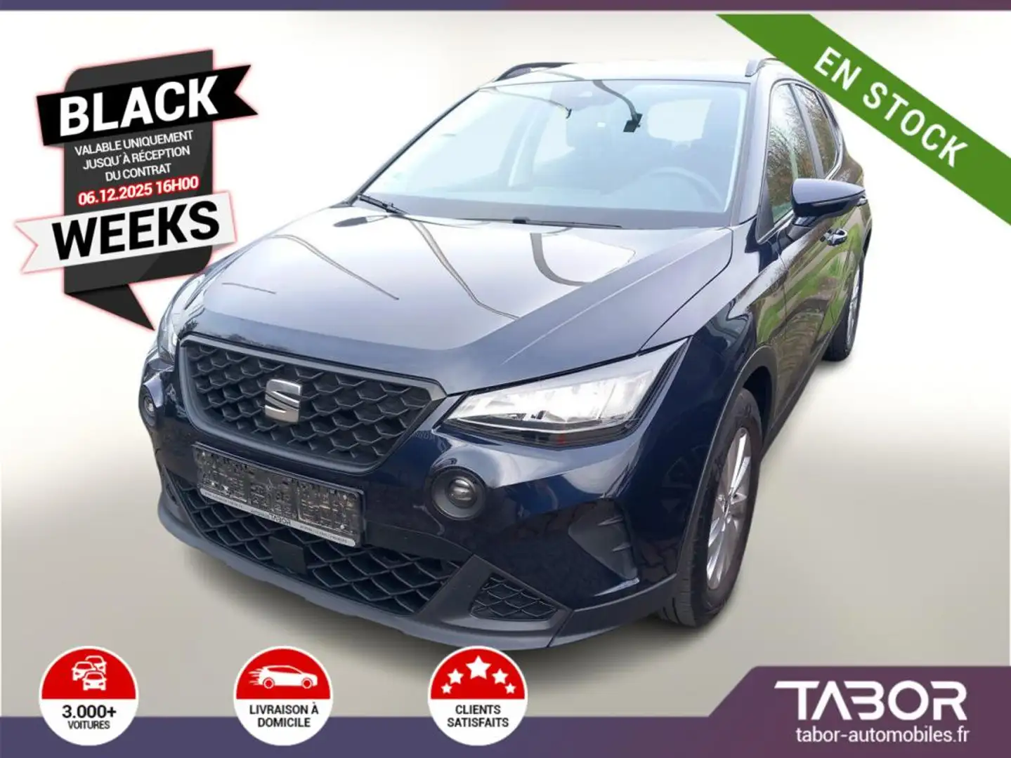 SEAT Arona 1.0 TSI 95 Reference Radars 16Z Bleu - 1