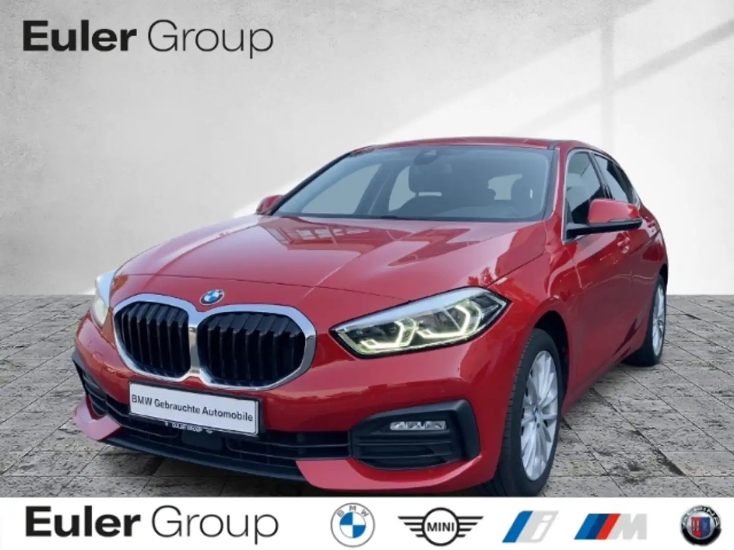 BMW 118 d LCProf DA LED Kamera Tempomat AHK Rot - 1