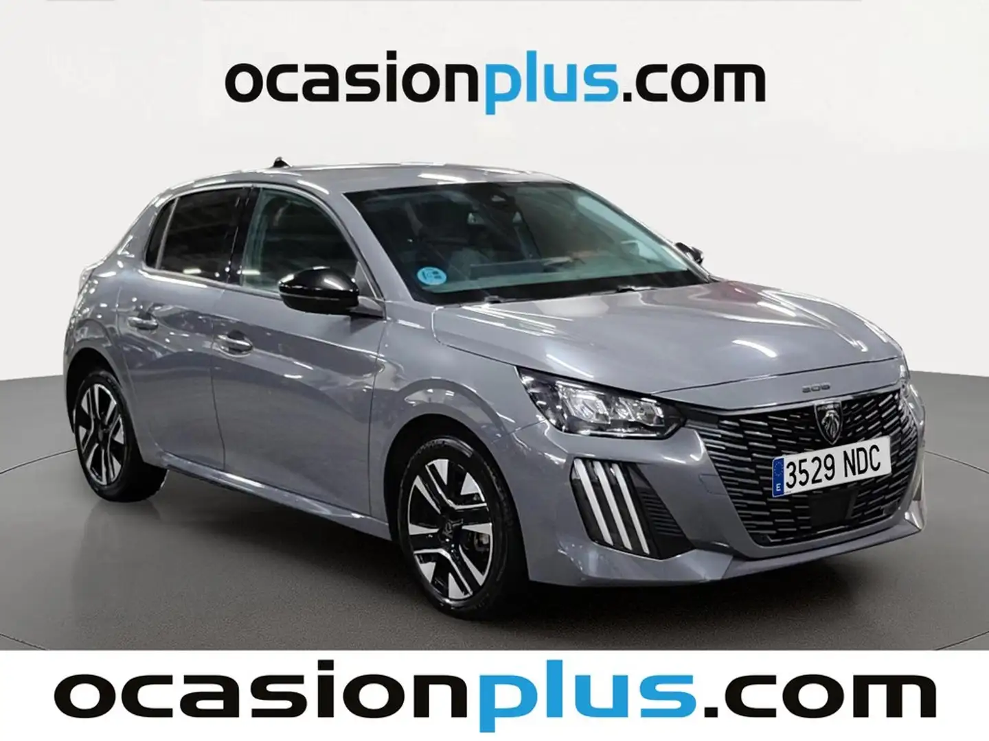 Peugeot 208 1.2 Puretech S&S Allure 100 Gris - 2
