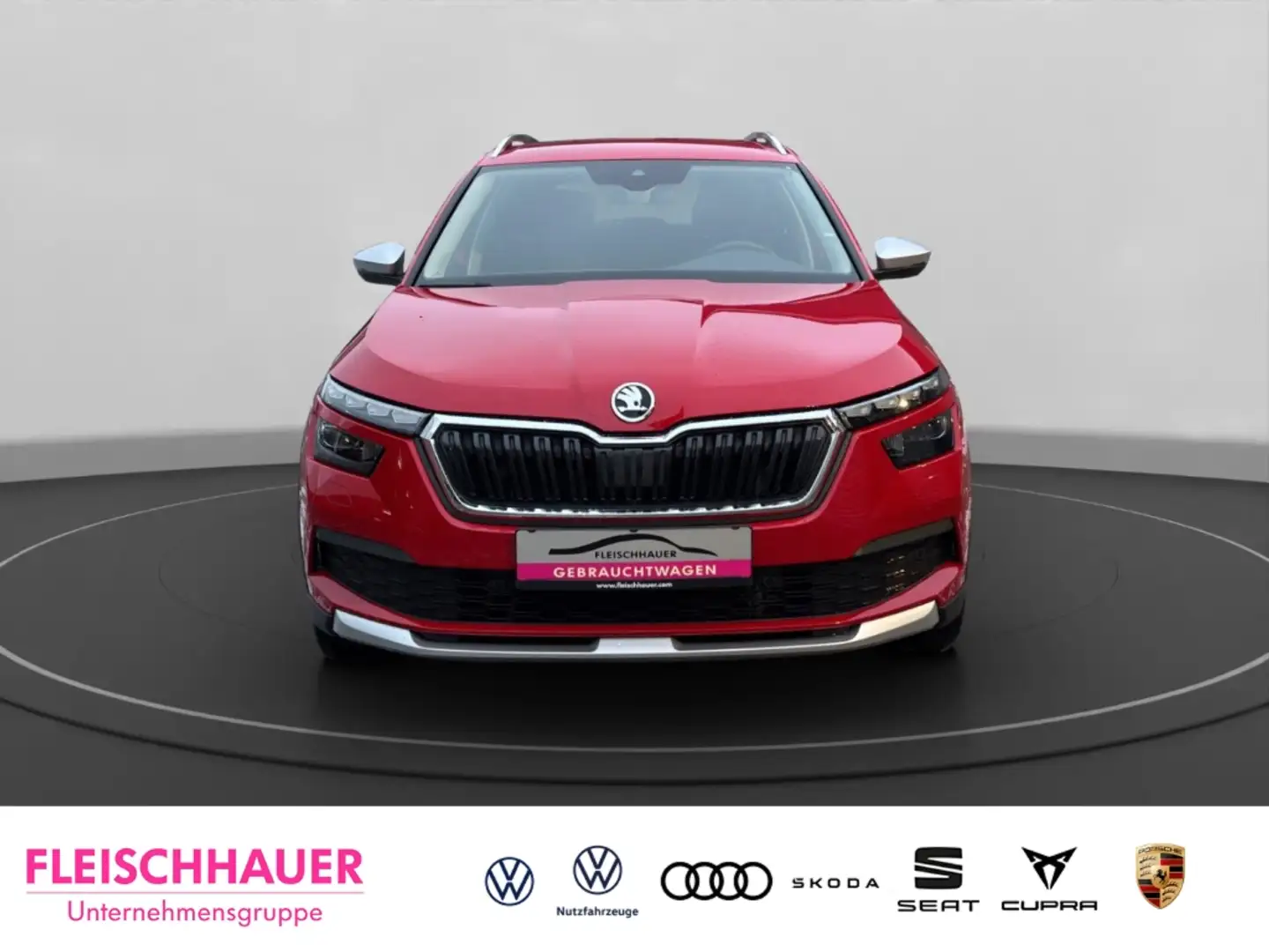 Skoda Kamiq 1.5 TSI ScoutLine AHK Navi Kamera Voll-LED Rot - 2