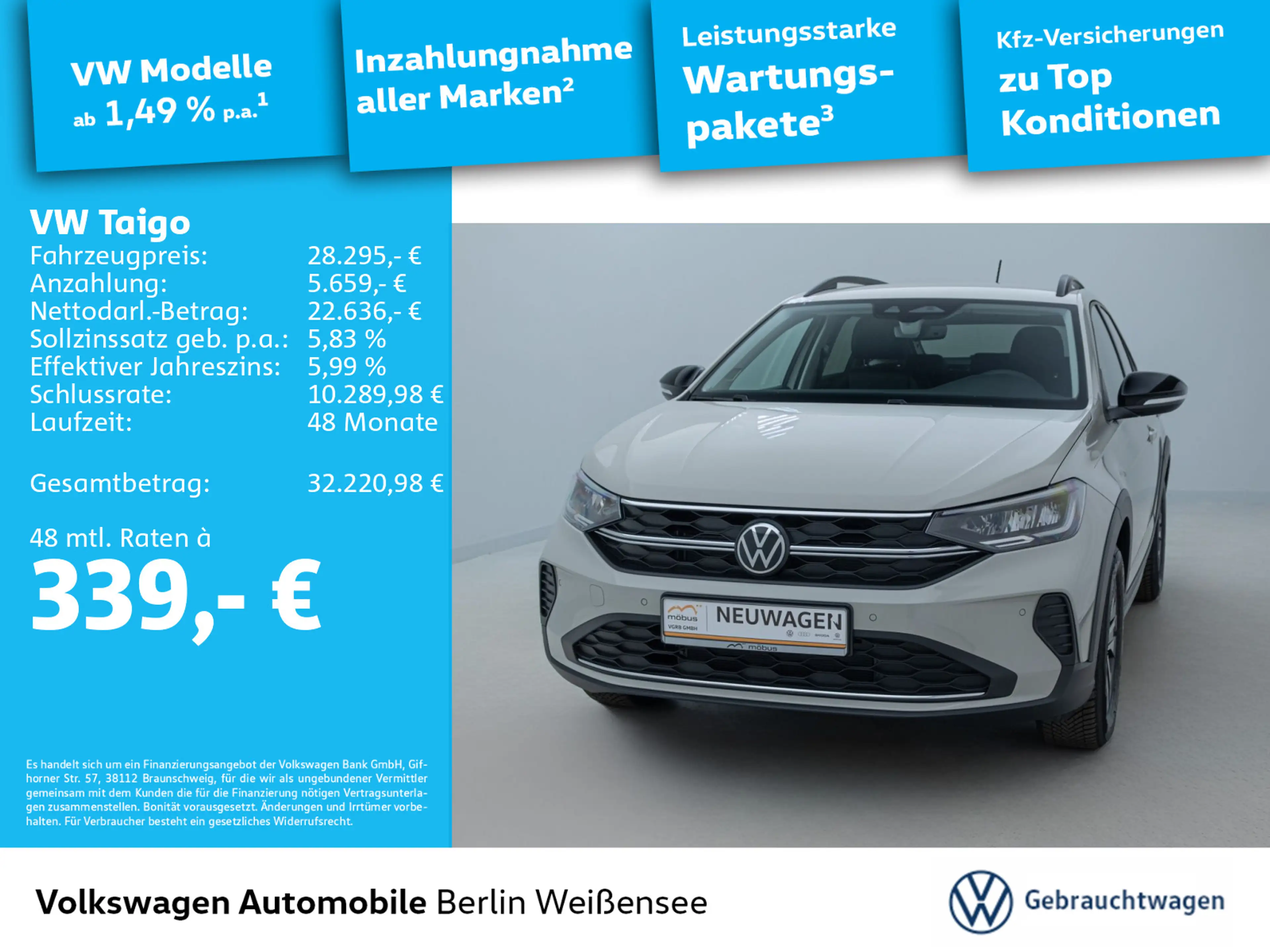 Volkswagen Taigo 1.0 TSI Energy DSG*APP*LED*ACC*AAC*GJR* — photo 2