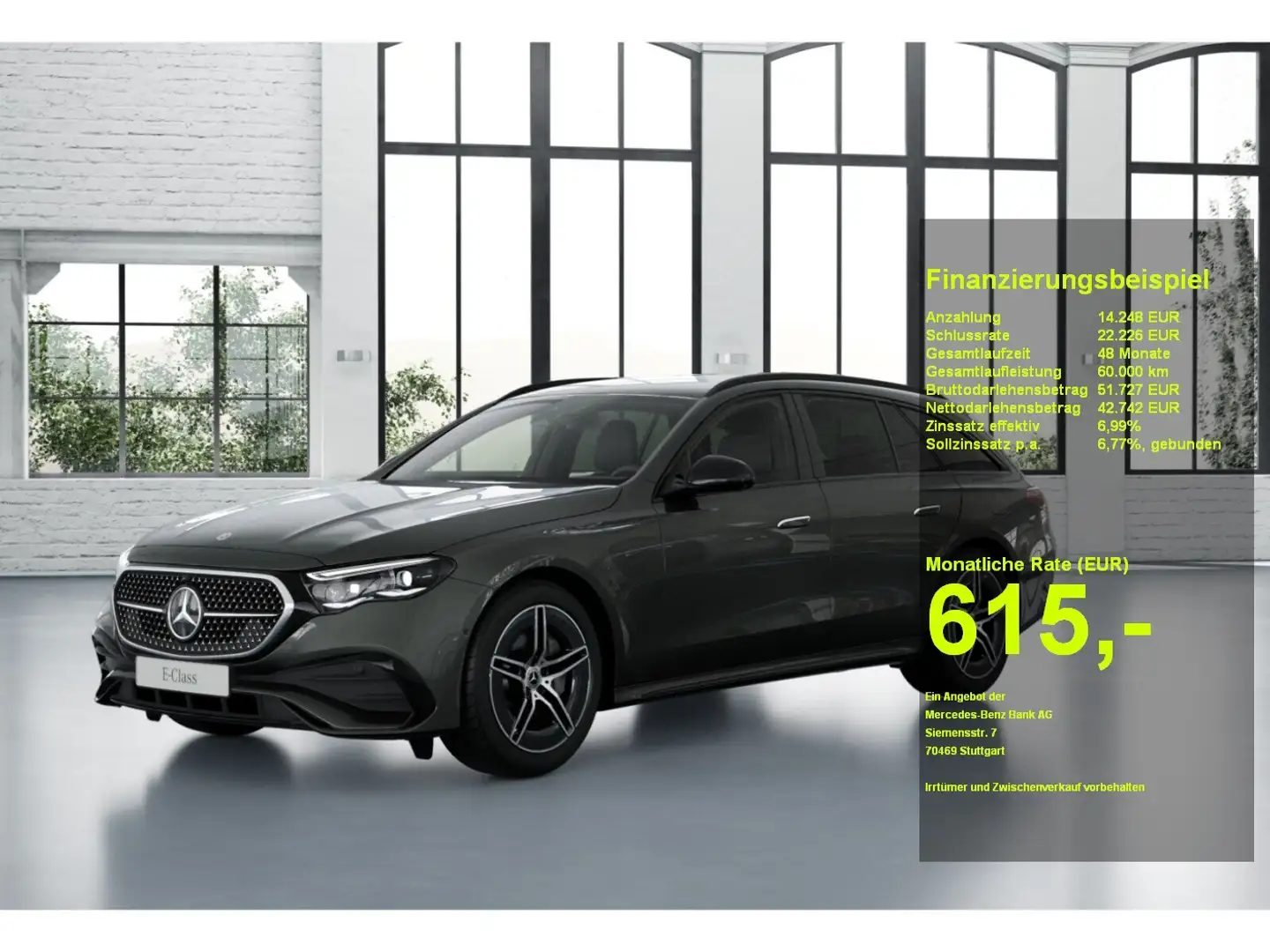 Mercedes-Benz E 300 e T AMG Night Airmatic DigitalLi. Memory Grau - 1