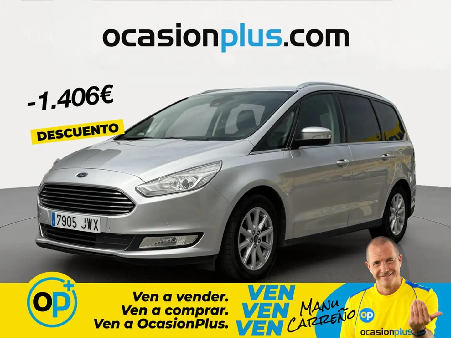 Ford Galaxy 2.0TDCI Titanium 150 Gris - 1