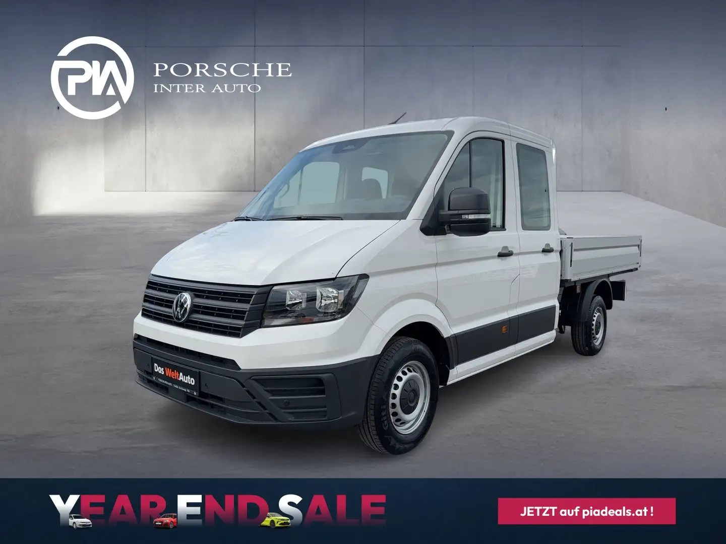 Volkswagen Crafter VW Crafter 35 T6 Doka-Pritsche L3 TDI Weiß - 1