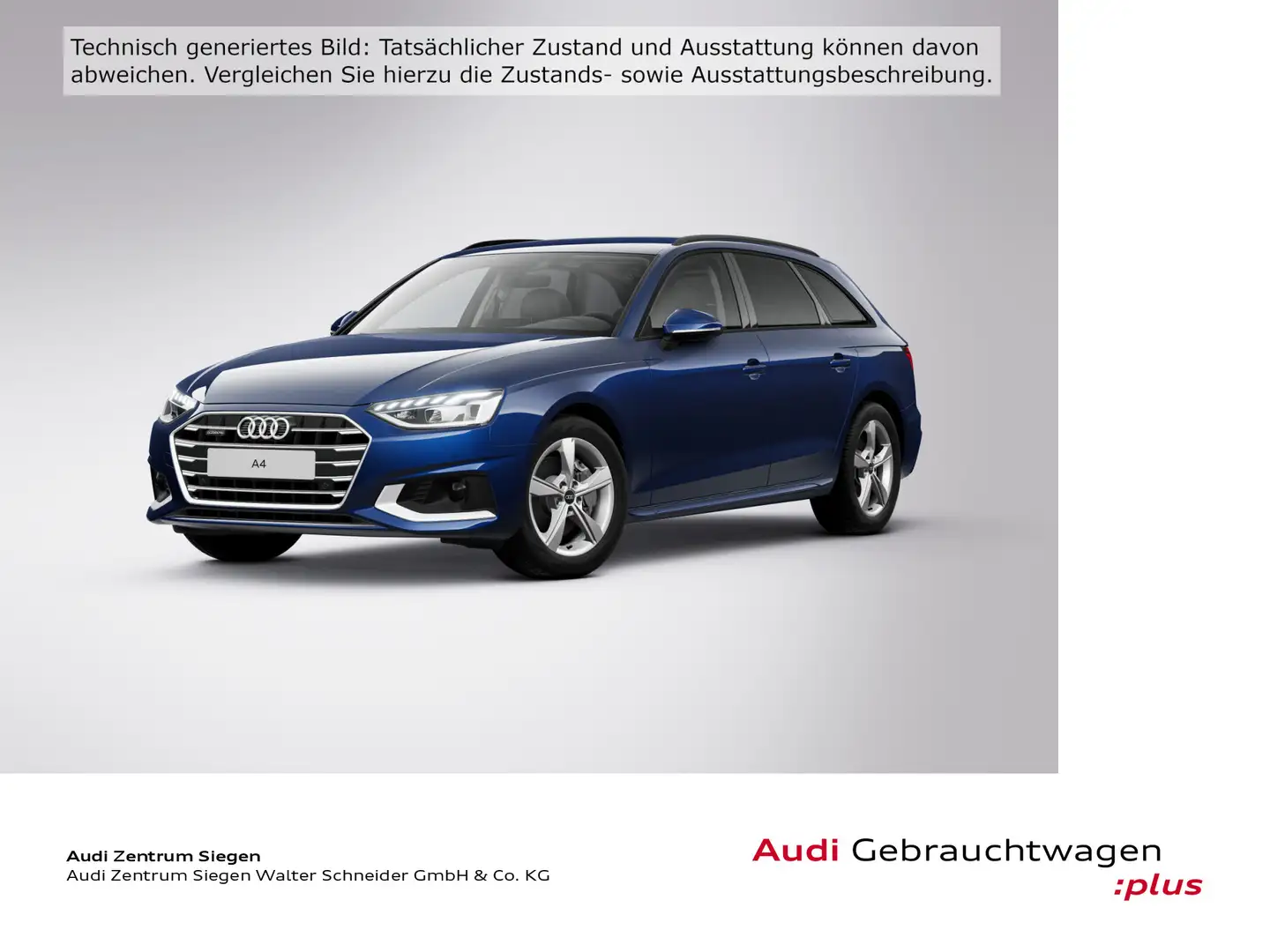 Audi A4 40 TDI quattro advanced LED Standheizun Blau - 1