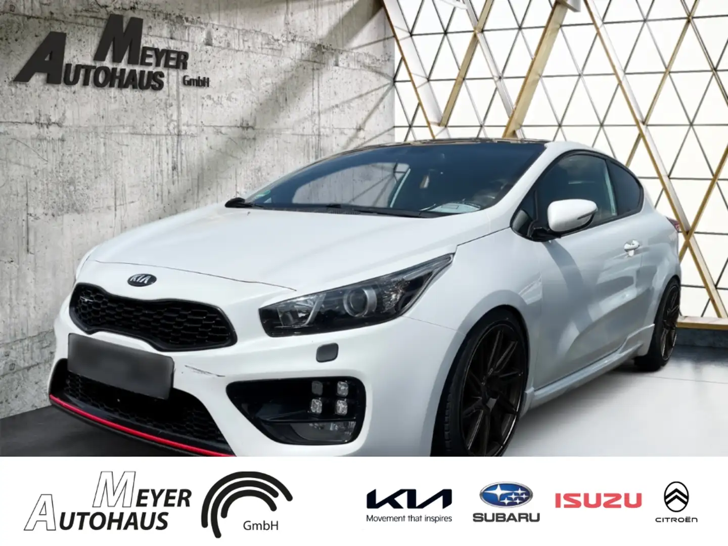Kia ProCeed / pro_cee'd 1.6T GDI GT Track + Klimaautom.+Rückfahrkamera Weiß - 2
