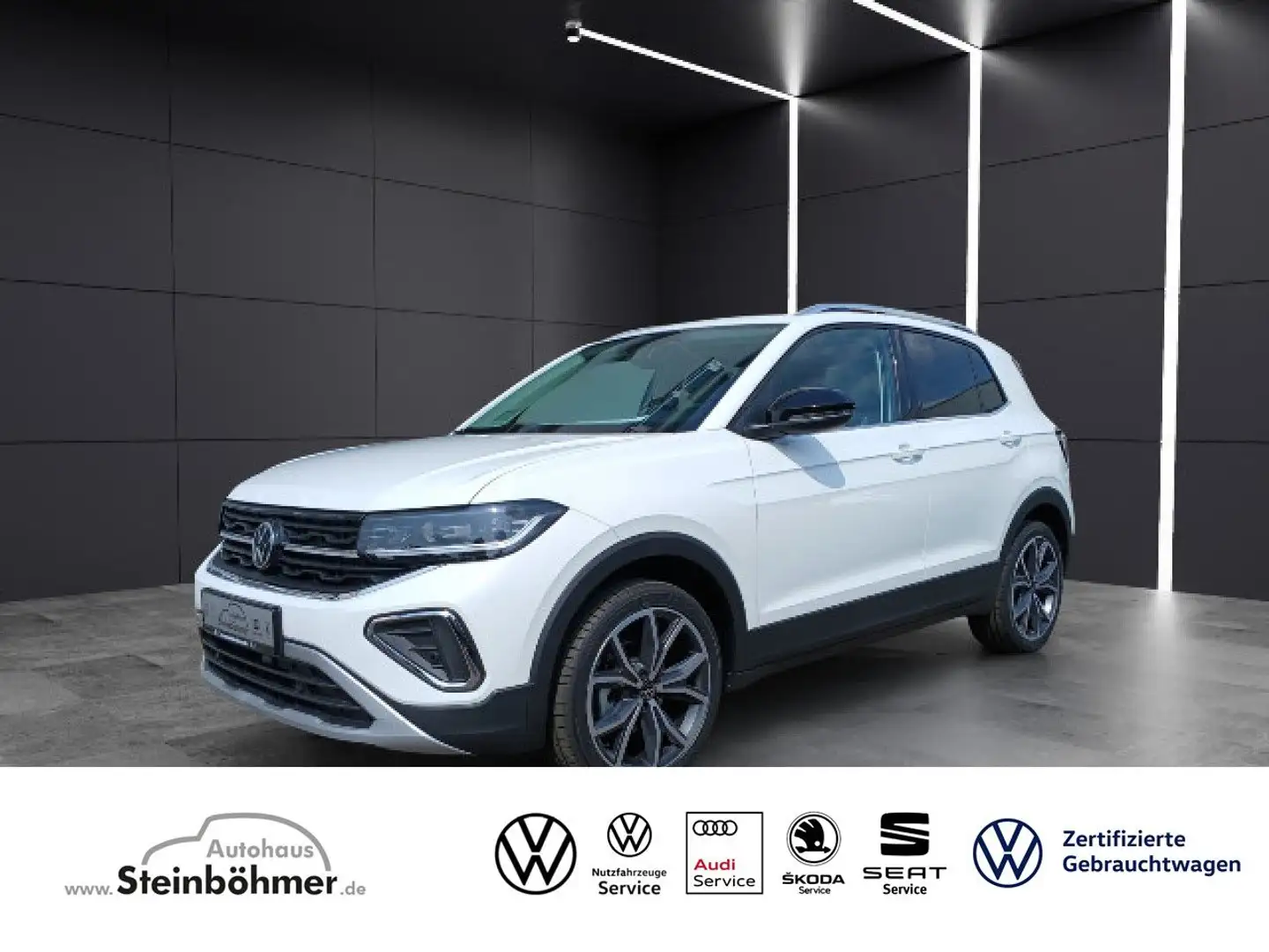 Volkswagen T-Cross Style 1.0 TSI DSG Navi RearView ACC LED Blanc - 1