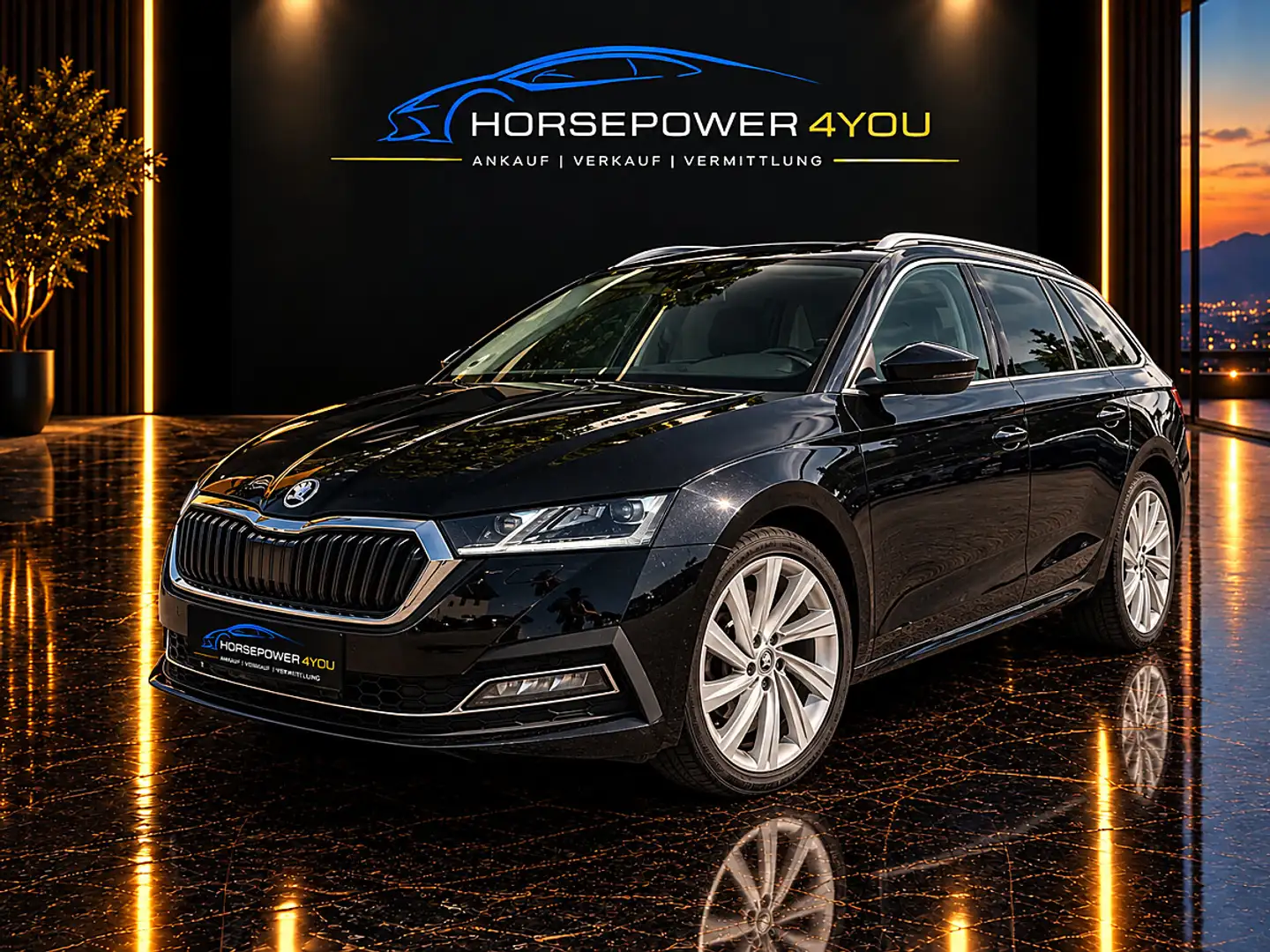 Skoda Octavia Combi 2,0 TDI 4x4 Style DSG/ZAHNRIEMEN+SERVICE ... Schwarz - 1
