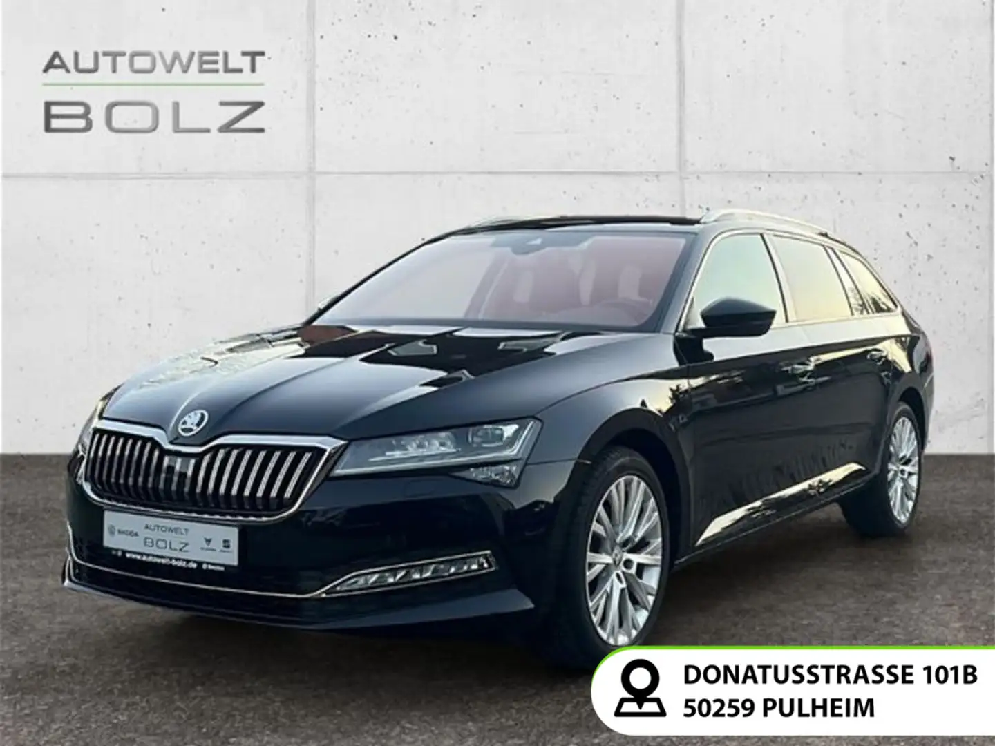 Skoda Superb Combi Style 2.0 TDI Navi Leder DigiCock K Schwarz - 1