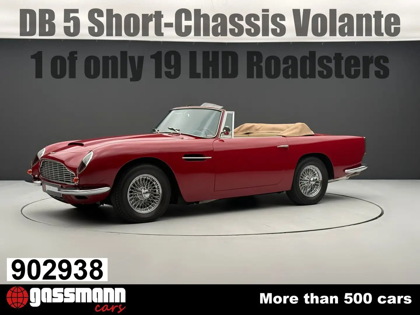 Aston Martin DB 5 Short-Chassis Volante Roadster LHD - 1 von Rouge - 1