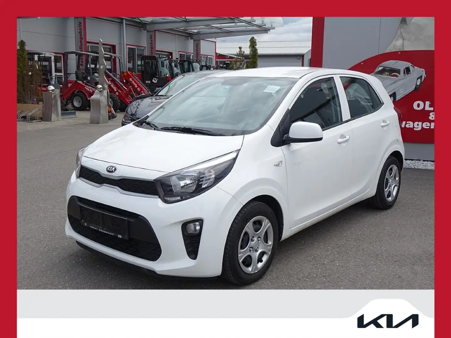 Kia Picanto 1,0 MPI Caritas *KLIMA, SITZ- UND LENKRADHEIZUNG* Weiß - 1