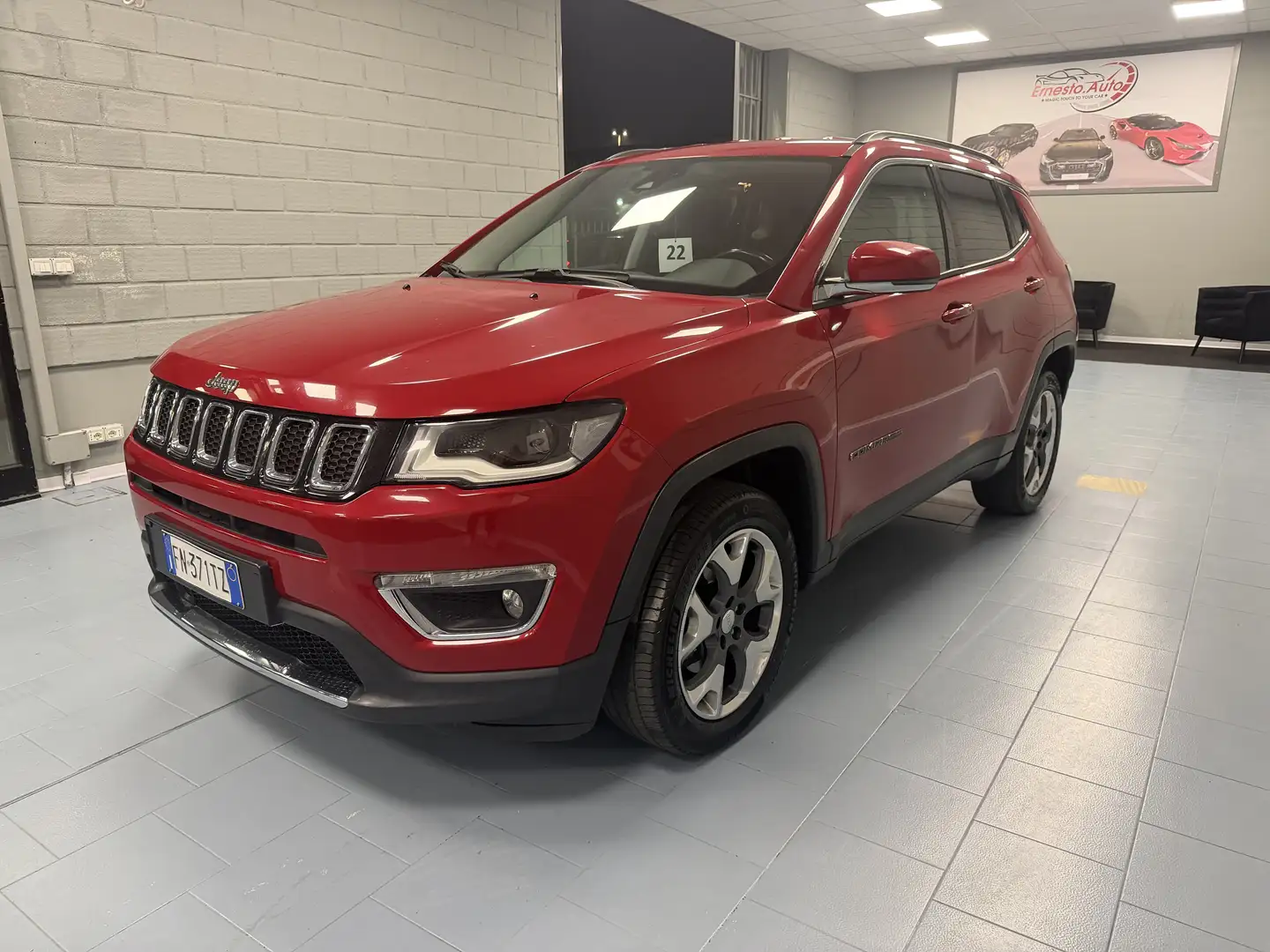 Jeep Compass Compass II 2017 2.0 mjt Limited 4wd 140cv auto Rood - 2