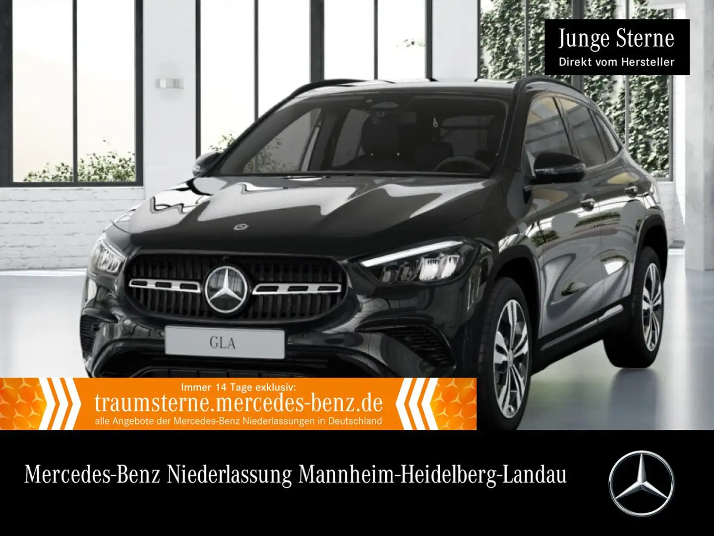 Mercedes-Benz GLA 200 PROGRESSIVE+NIGHT+360°+LED+TOTW+KEYLESS Schwarz - 1