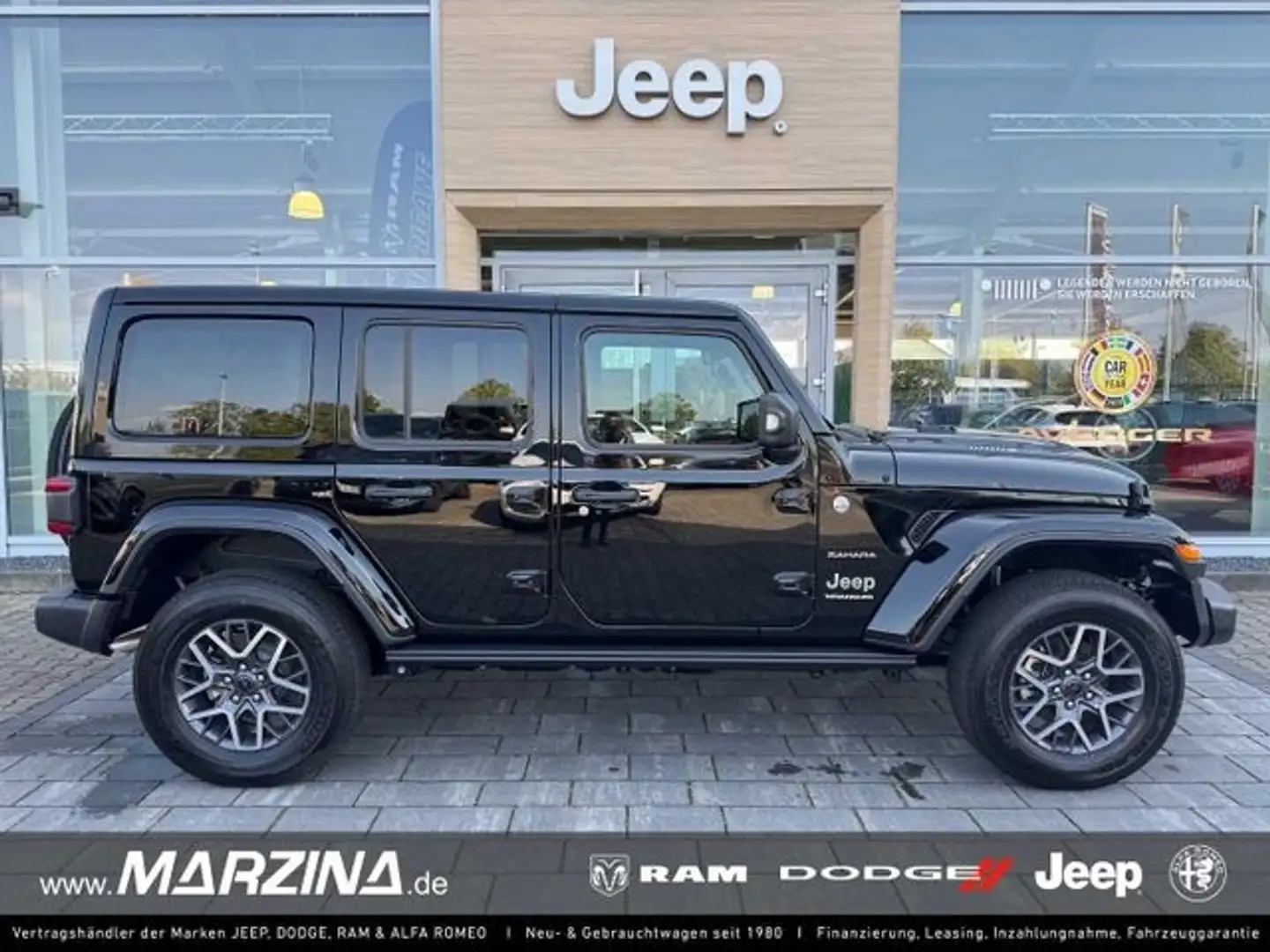 Jeep Wrangler 2.0 T-GDI Unlim. Sahara MY24 BENZIN Navi Soundsyst Černá - 1