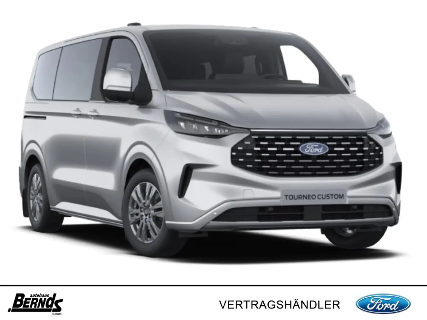 Ford Tourneo Custom L1H1 VA Titanium KLIMA LED RÜCKFAHRKAMERA BC 0,0% Silber - 1