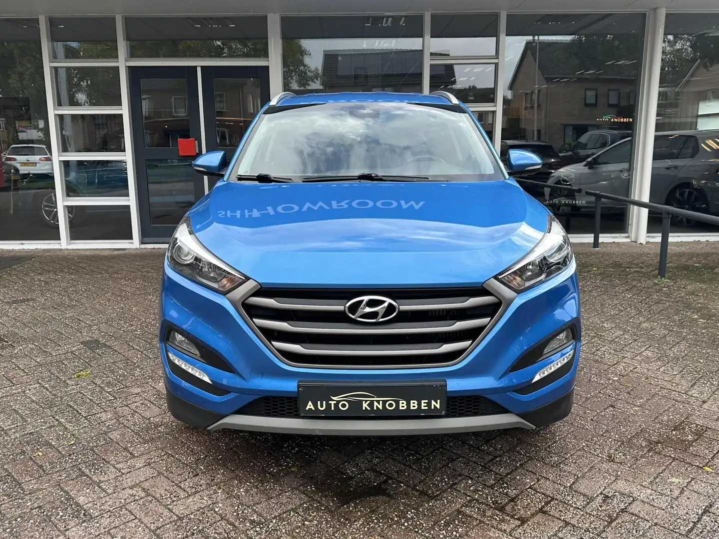Hyundai TUCSON 2.0 CRDi Premium Climat, Navi, Bluetooth, Stoelvw, Blauw - 2