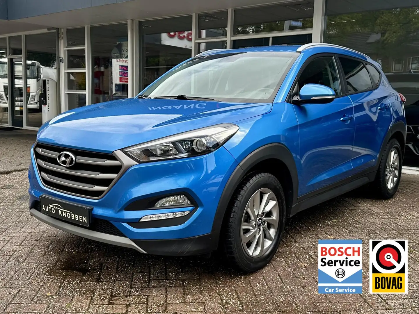 Hyundai TUCSON 2.0 CRDi Premium Climat, Navi, Bluetooth, Stoelvw, Blauw - 1