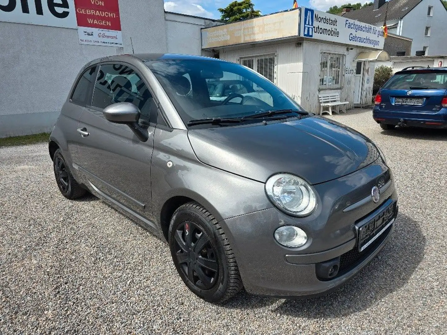 Fiat 500 Twin Air Plus*Klima*Servo*ZV* Grau - 2