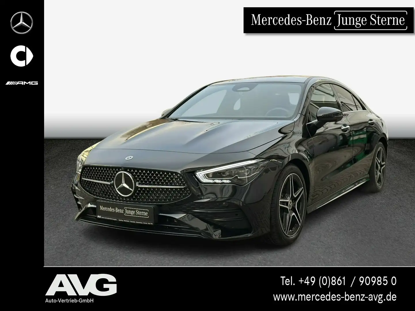 Mercedes-Benz CLA 200 CLA 200 AMG-Premium-Plus Pano Burm Night StdHeiz Schwarz - 1