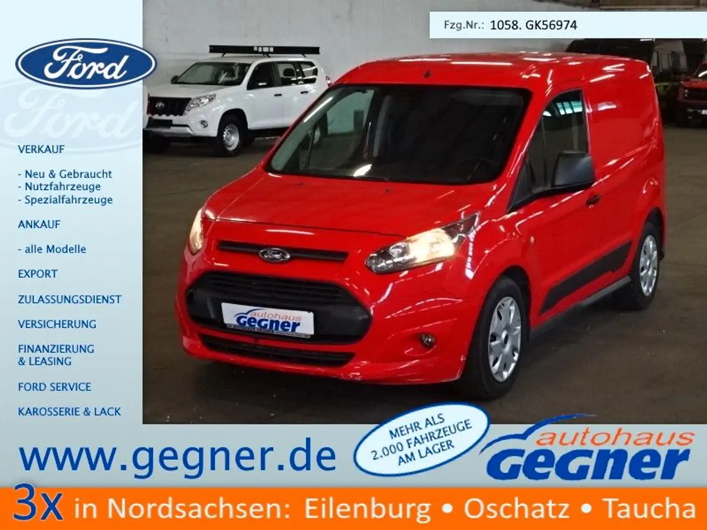 Ford Transit Connect Kasten Trend 1.5 TDCI Rot - 1