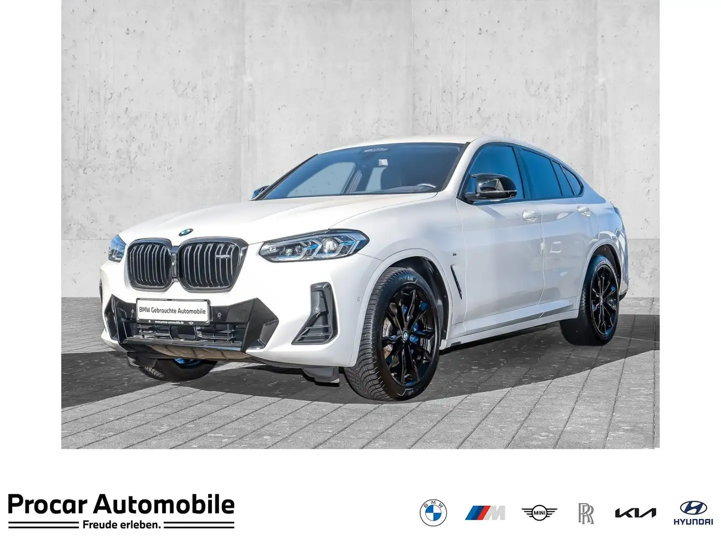 BMW X4 M 40d HUD RFK NAVI LED Laser Sound Syst. DAB Weiß - 1