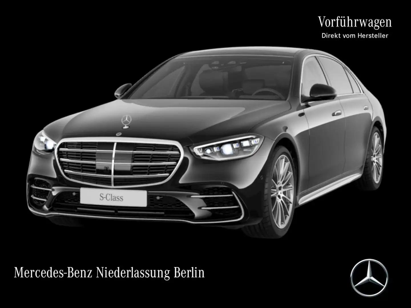 Mercedes-Benz S 450 d L 4M AMG+PANO+DIGITAL-L+BURMESTER3D+STHZG Noir - 1