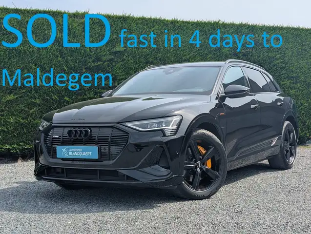Audi Q8 e-tron ! verkocht !(Q8) e-tron S-line - sportstuur - gekleurde rem