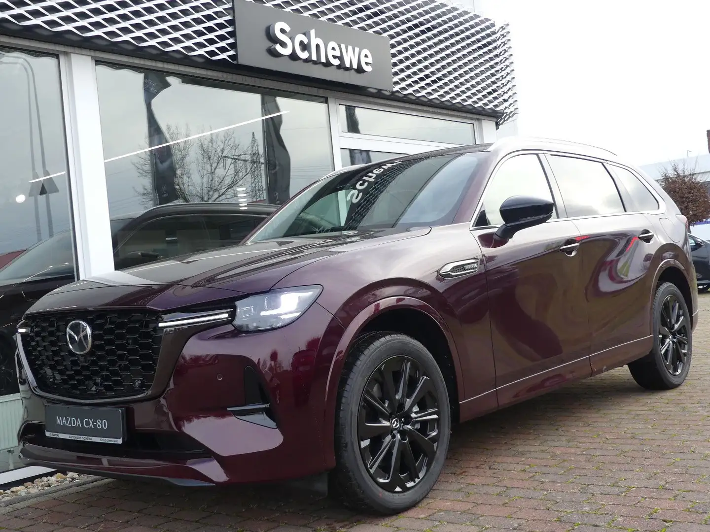 Mazda CX-80 e-SKYACTIV PHEV AWD HOMURA PLUS Rojo - 1