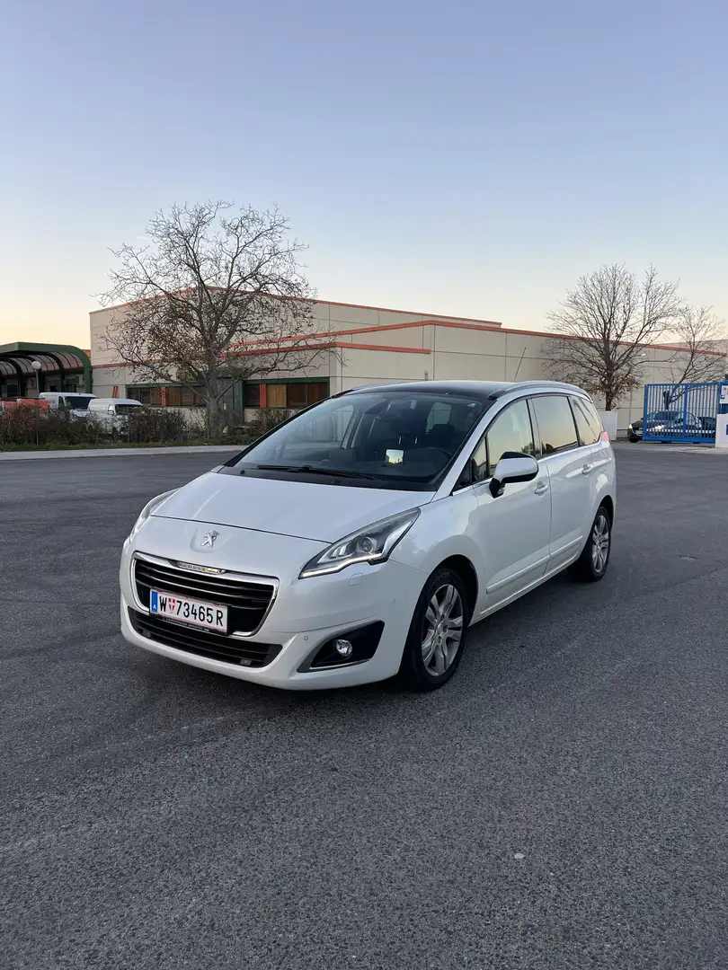 Peugeot 5008 1,6 BlueHDi 120 EAT6 S&S Allure Weiß - 1