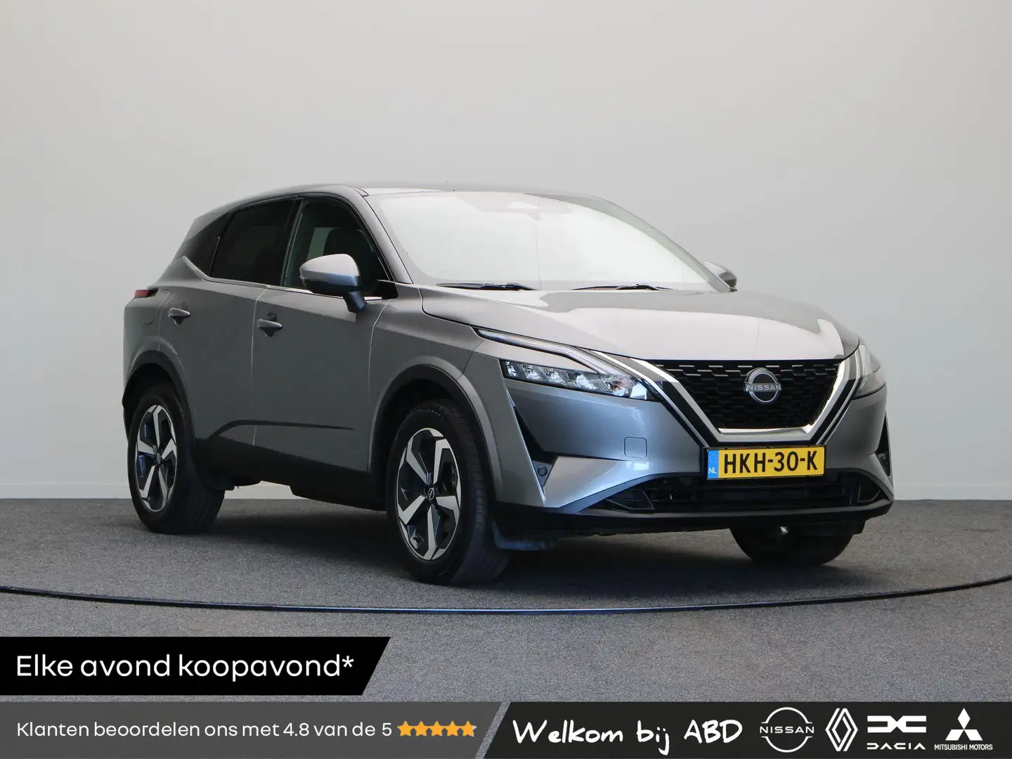 Nissan Qashqai 158pk MHEV Xtronic N-Connecta | 1800kg Trekgewicht Grijs - 1
