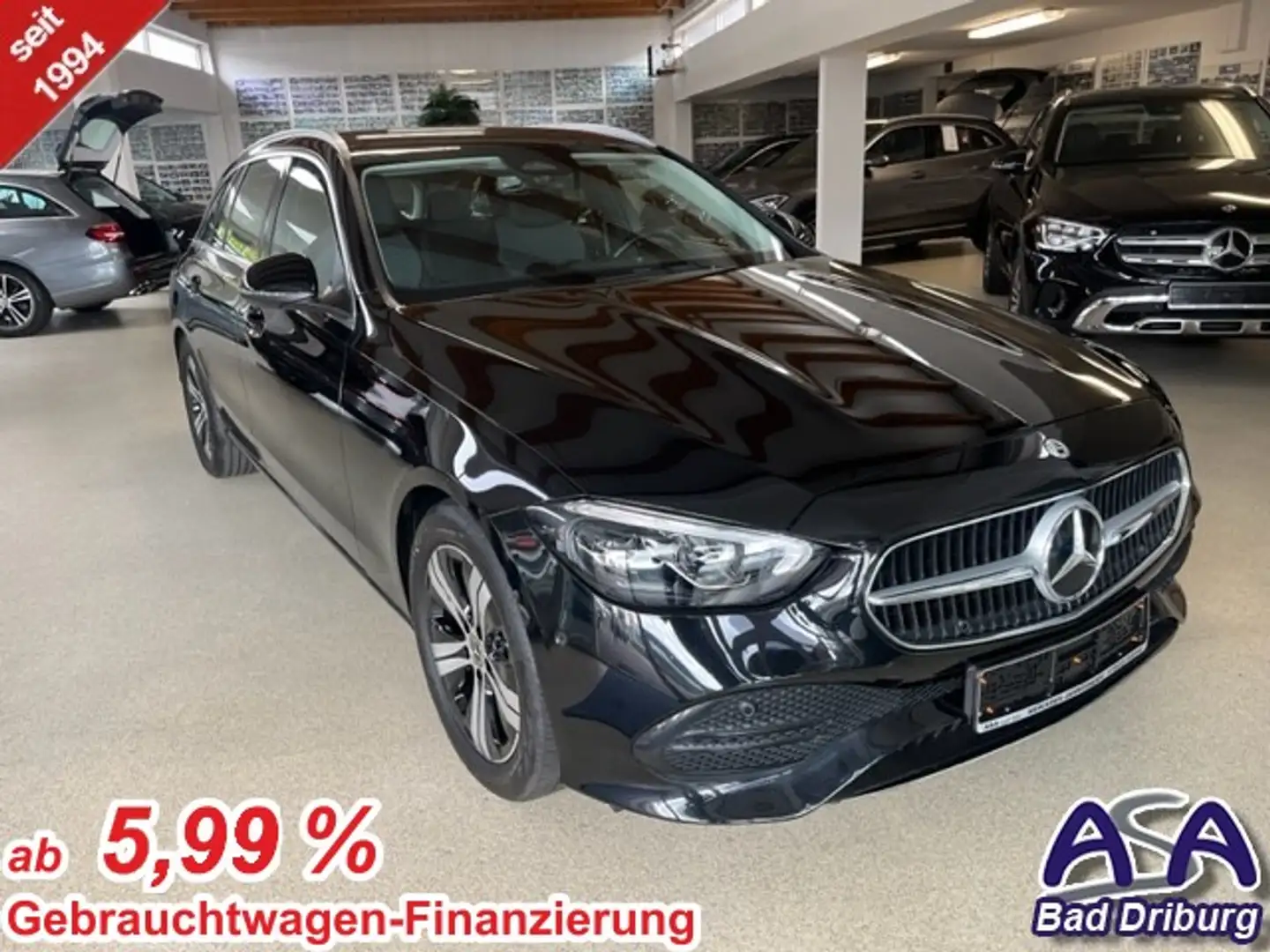 Mercedes-Benz C 200 T Modelljahr 2025 Avantgarde+AHK+18 Zoll+Kamera+Sp Negro - 1