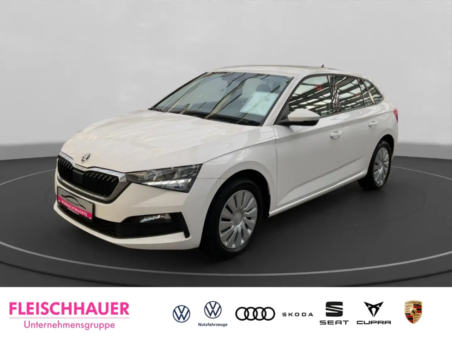Skoda Scala 1.0 TSI Cool Plus LED Apple CarPlay SHZ Spurhaltea Weiß - 1